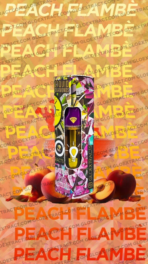 Peach Flambe Live Resin Liquid Diamonds