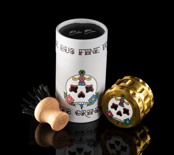 Bluebus GA 2.5 Inch Grinder Gold (Old School Edition) - Image 6