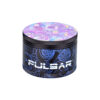 Pulsar Design Series Grinder with Side Art – Melting Mushroom / 4pc / 2.5″