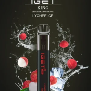 IGET KING LYCHEE ICE – 2600 PUFFS