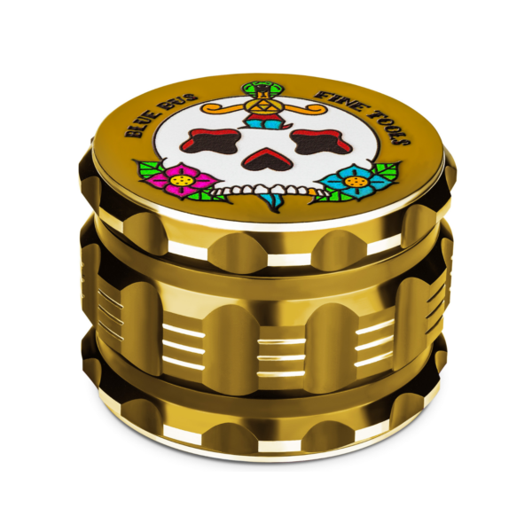 Bluebus GA 2.5 Inch Grinder Gold (Old School Edition) - Image 2