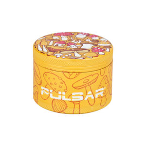 Pulsar Design Series Grinder with Side Art – Fungiside / 4pc / 2.5″